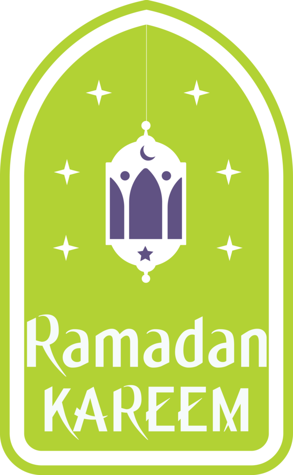 Transparent Ramadan Green Logo Font for EID Ramadan for Ramadan