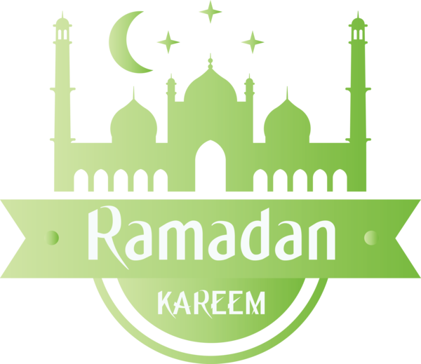 Transparent Ramadan Green Logo Landmark for EID Ramadan for Ramadan