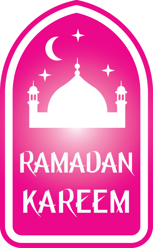 Transparent Ramadan Pink Magenta Font for EID Ramadan for Ramadan