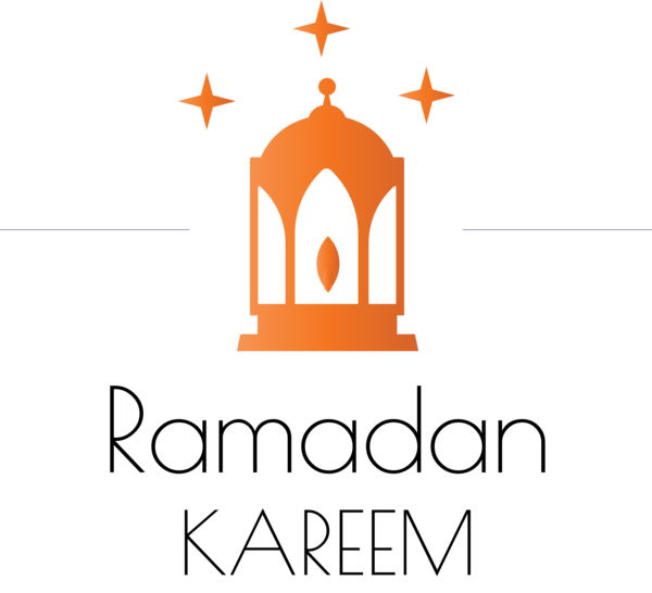 Transparent Ramadan Logo Font Line for EID Ramadan for Ramadan