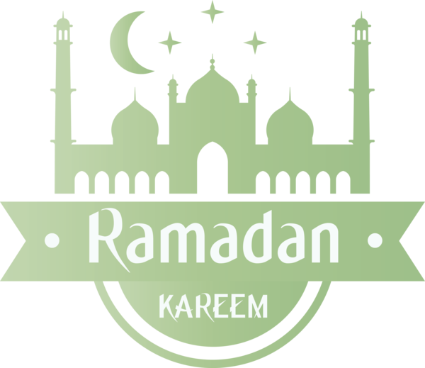 Transparent Ramadan Logo Landmark Green for EID Ramadan for Ramadan
