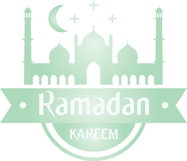 Transparent Ramadan Logo Landmark Green for EID Ramadan for Ramadan