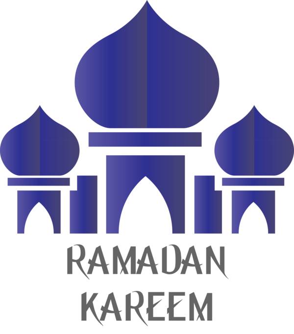 Transparent Ramadan Logo Font Electric blue for EID Ramadan for Ramadan