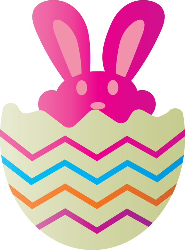 Transparent Easter Pink Food Baking cup for Easter Bunny for Easter