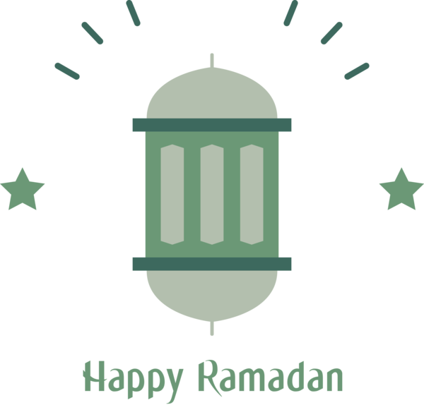 Transparent Ramadan Green Logo Line for EID Ramadan for Ramadan