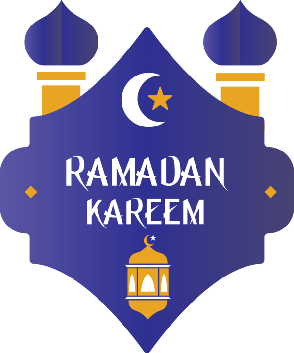 Transparent Ramadan Logo Emblem Label for EID Ramadan for Ramadan