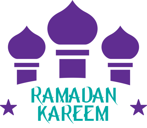 Transparent Ramadan Purple Violet Logo for EID Ramadan for Ramadan