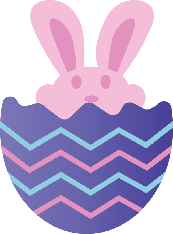 Transparent Easter Purple Violet Pink for Easter Bunny for Easter