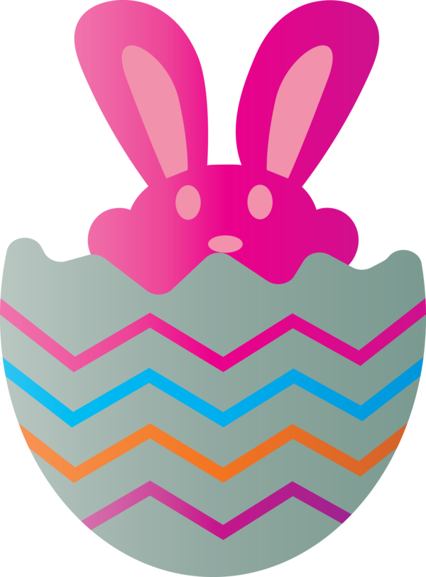 Transparent Easter Pink Magenta Easter bunny for Easter Bunny for Easter