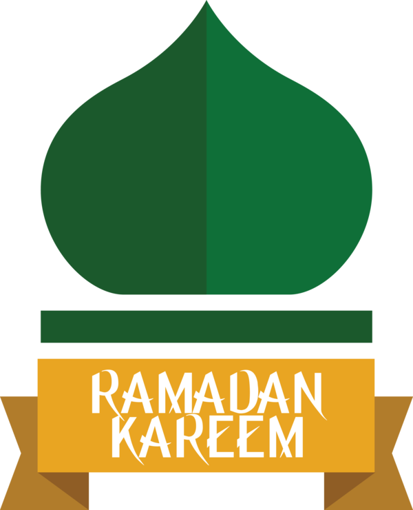 Transparent Ramadan Green Logo Leaf for EID Ramadan for Ramadan