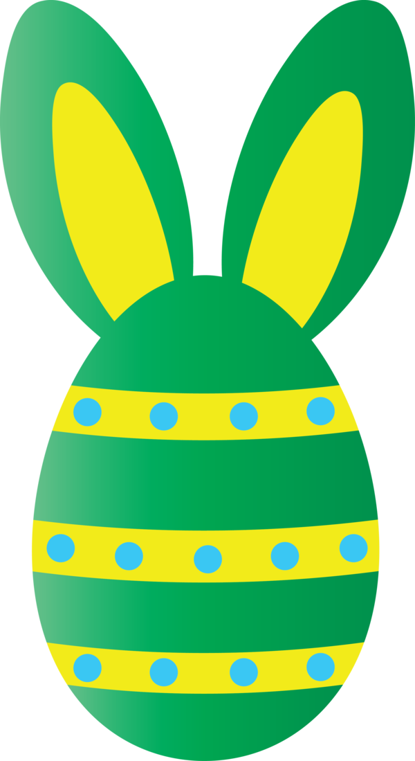 Transparent Easter Green Yellow Easter egg for Easter Egg for Easter