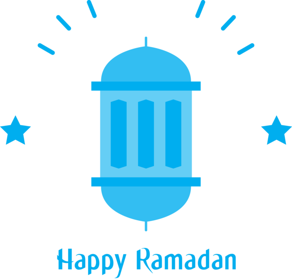 Transparent Ramadan Blue Logo Azure for EID Ramadan for Ramadan