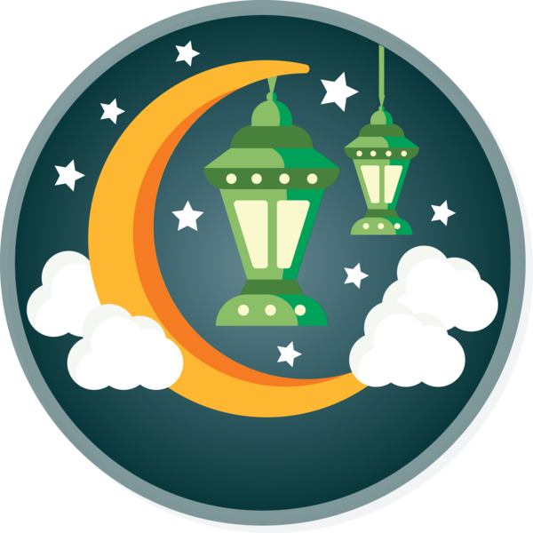 Transparent Ramadan Green Symbol for EID Ramadan for Ramadan