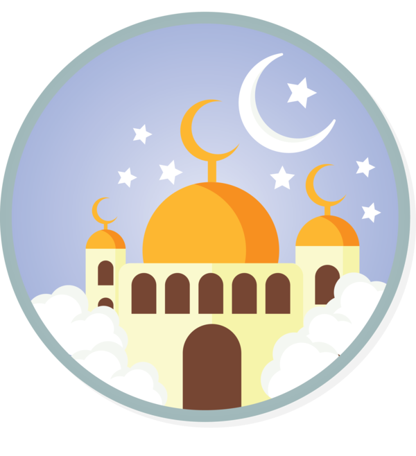 Transparent Ramadan Mosque Dome Sky for EID Ramadan for Ramadan