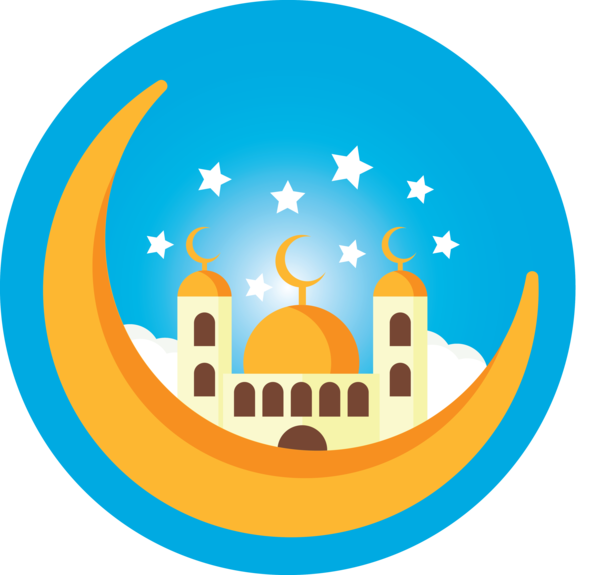 Transparent Ramadan Logo Circle for EID Ramadan for Ramadan