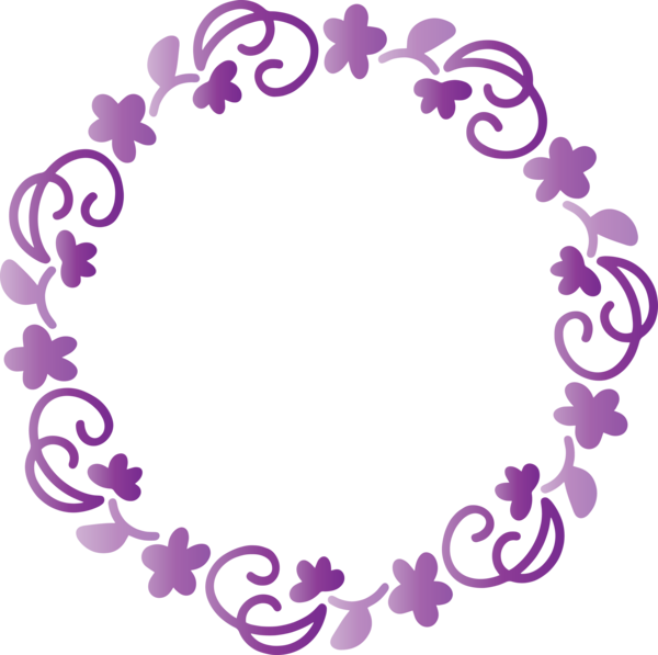 Transparent Easter Purple Violet Lilac for Hello Spring for Easter