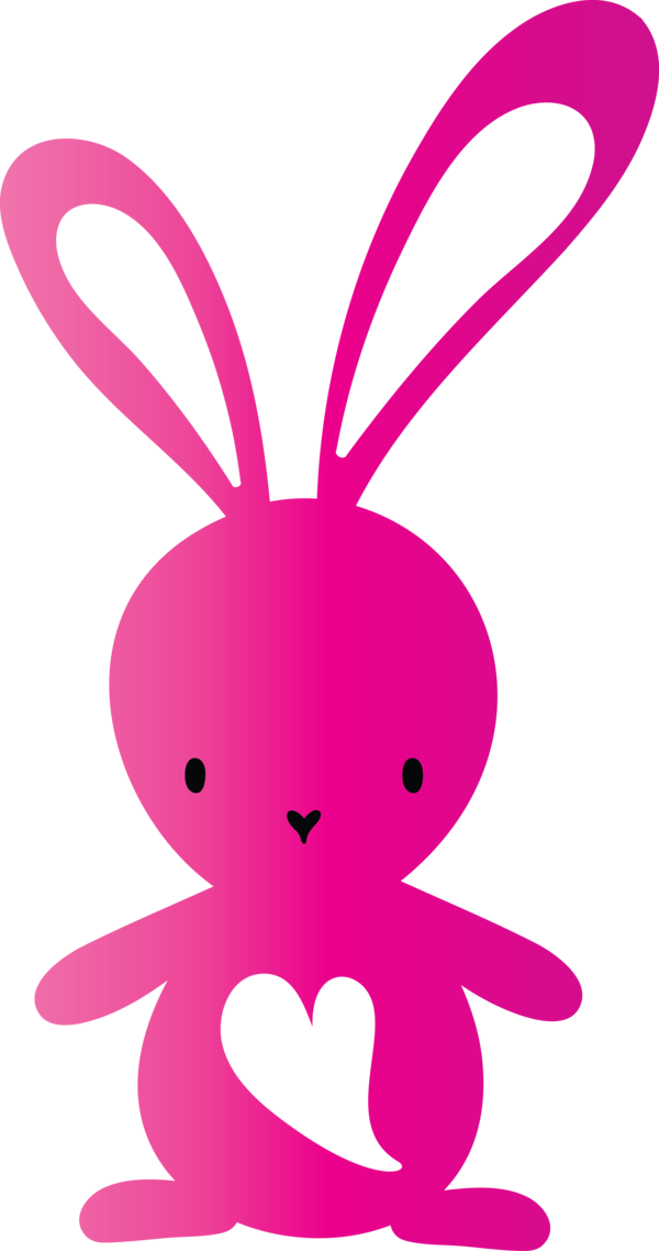 Transparent Easter Pink Cartoon Magenta for Easter Bunny for Easter