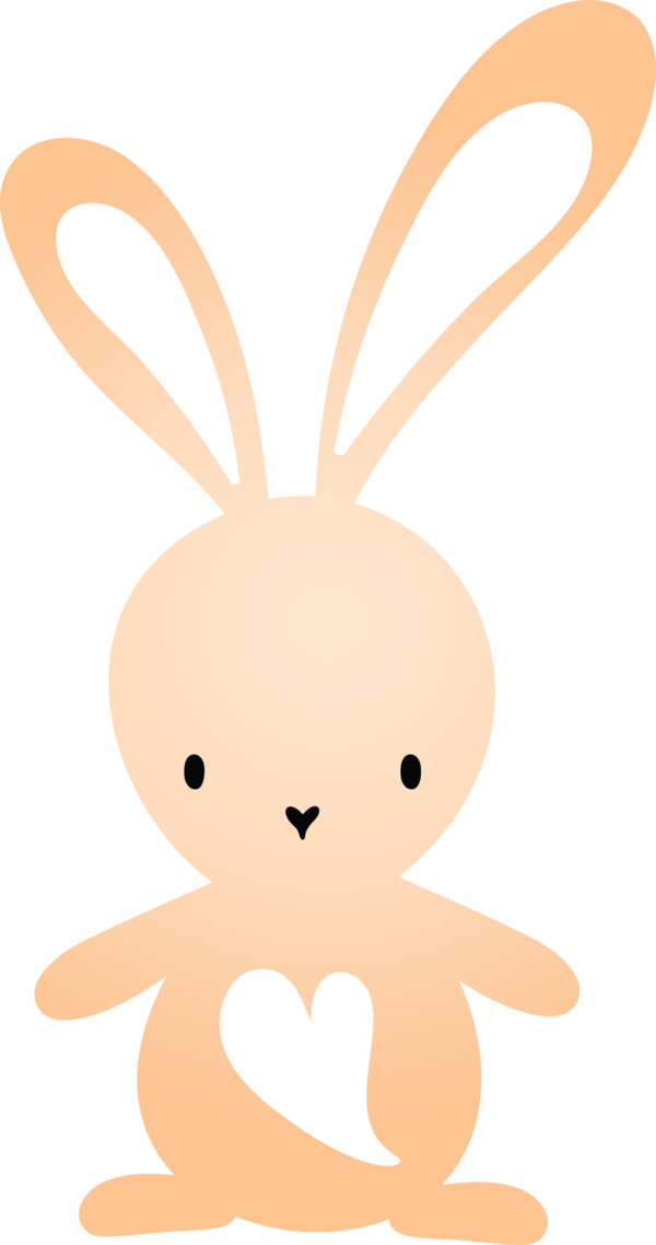 Transparent Easter Cartoon Nose Rabbit for Easter Bunny for Easter