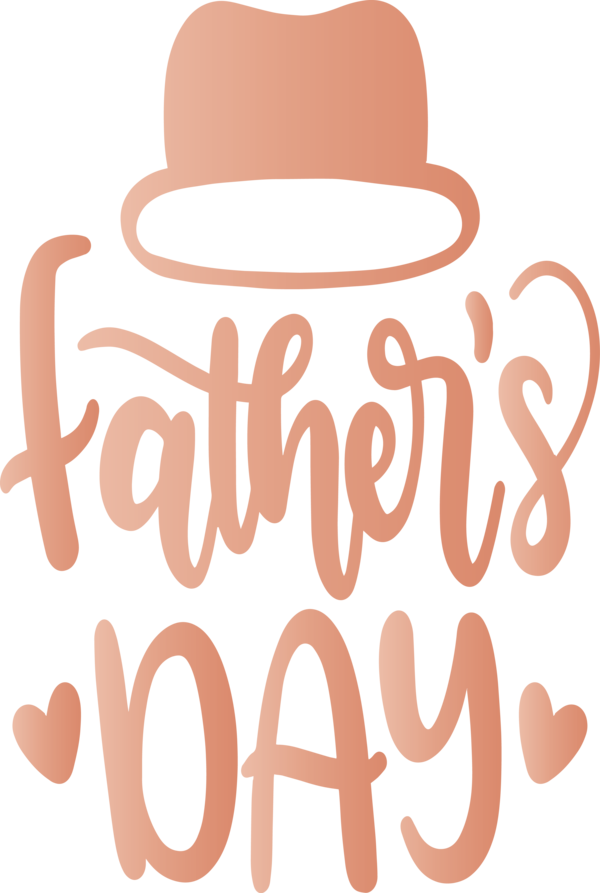 Transparent Father's Day Font Text Hat for Happy Father's Day for Fathers Day