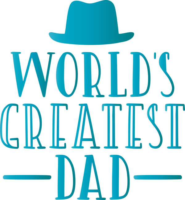 Transparent Father's Day Clothing Hat Text for Happy Father's Day for Fathers Day