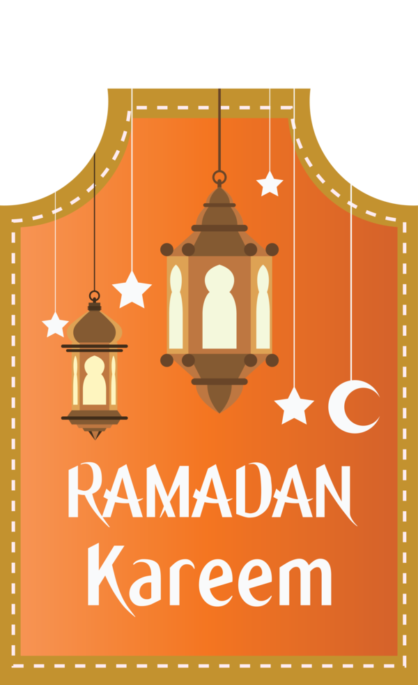 Transparent Ramadan Lighting Font Logo for EID Ramadan for Ramadan