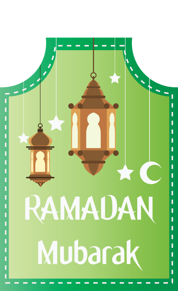 Transparent Ramadan Green Lighting Font for EID Ramadan for Ramadan