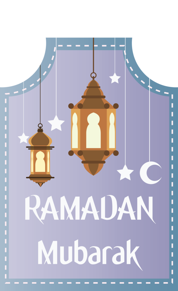 Transparent Ramadan Lighting Lantern Font for EID Ramadan for Ramadan