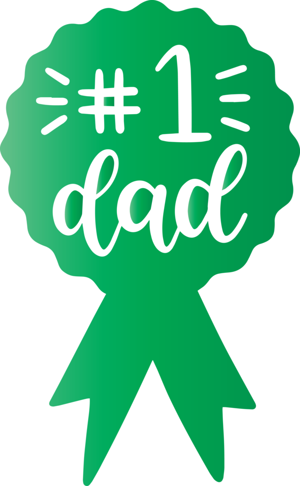 Transparent Father's Day Green for Happy Father's Day for Fathers Day
