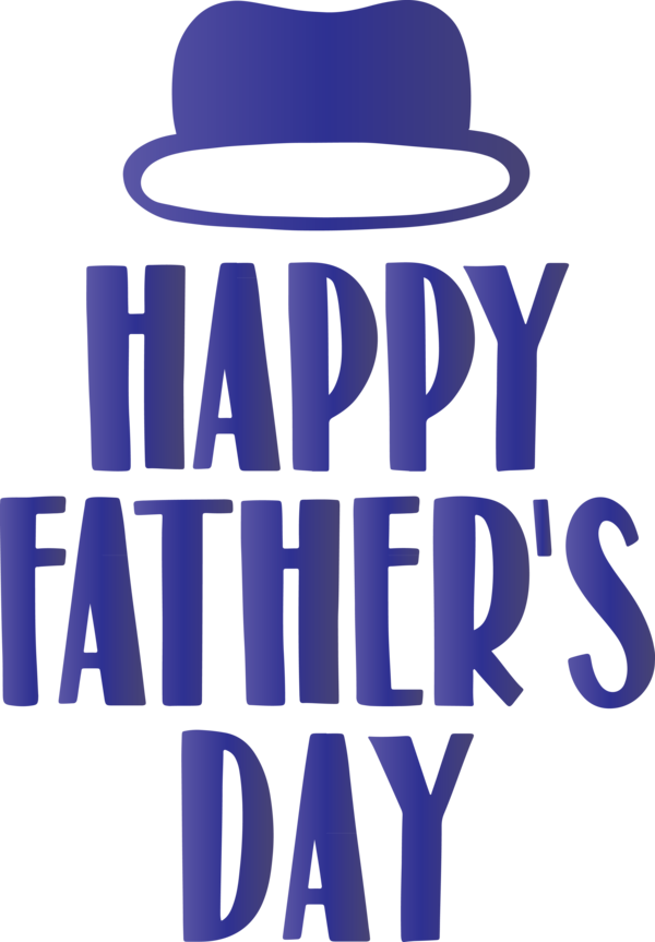 Transparent Father's Day Font Hat Headgear for Happy Father's Day for Fathers Day