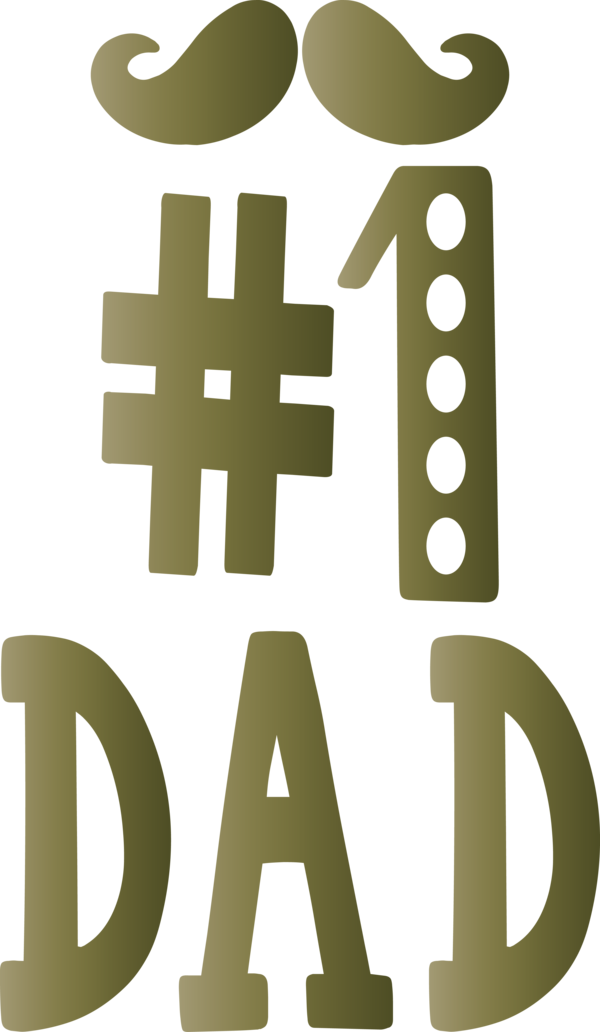 Transparent Father's Day Font Text Logo for Happy Father's Day for Fathers Day