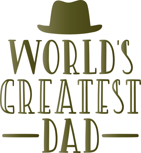 Transparent Father's Day Hat Clothing Font for Happy Father's Day for Fathers Day