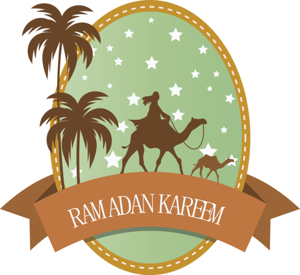 Transparent Ramadan Logo Label Christmas eve for EID Ramadan for Ramadan