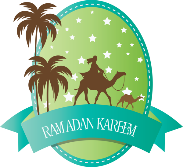 Transparent Ramadan Green Logo Tree for EID Ramadan for Ramadan