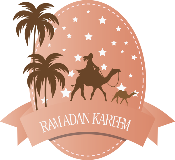 Transparent Ramadan Logo Tree Font for EID Ramadan for Ramadan