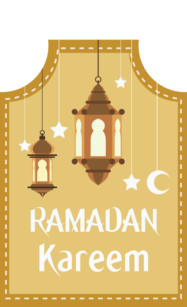 Transparent Ramadan Lighting Light fixture Font for EID Ramadan for Ramadan