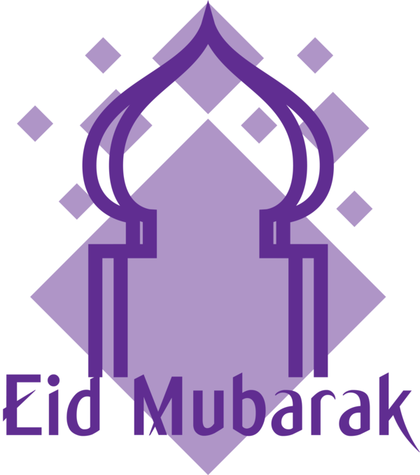 Transparent Eid al Fitr Purple Violet Font for Id al fitr for Eid Al Fitr