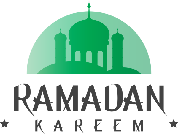 Transparent Ramadan Logo Green Landmark for EID Ramadan for Ramadan