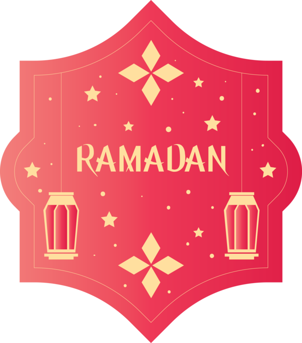 Transparent Ramadan Red Pink Line for EID Ramadan for Ramadan
