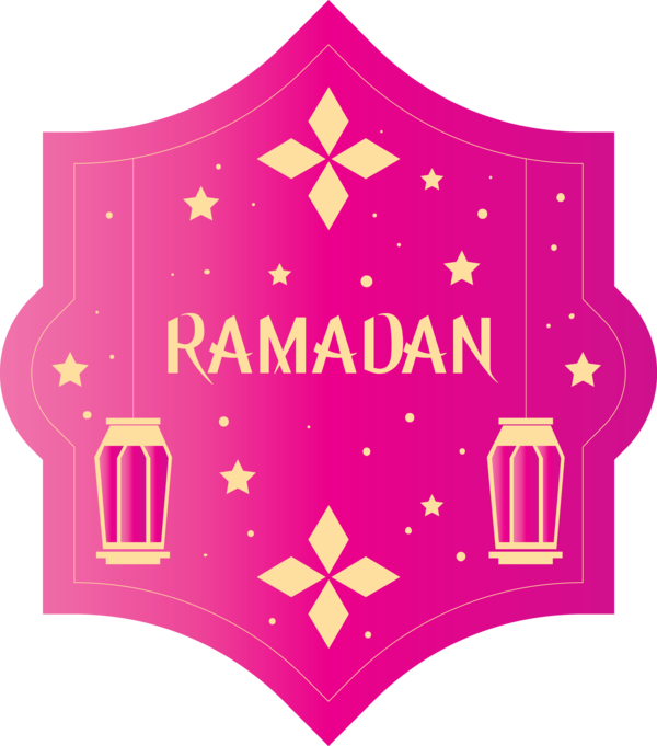 Transparent Ramadan Pink Line Magenta for EID Ramadan for Ramadan
