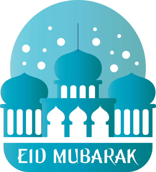 Transparent Eid al Fitr Turquoise Logo for Id al fitr for Eid Al Fitr