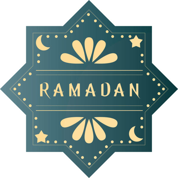 Transparent Ramadan Leaf Logo Pattern for EID Ramadan for Ramadan