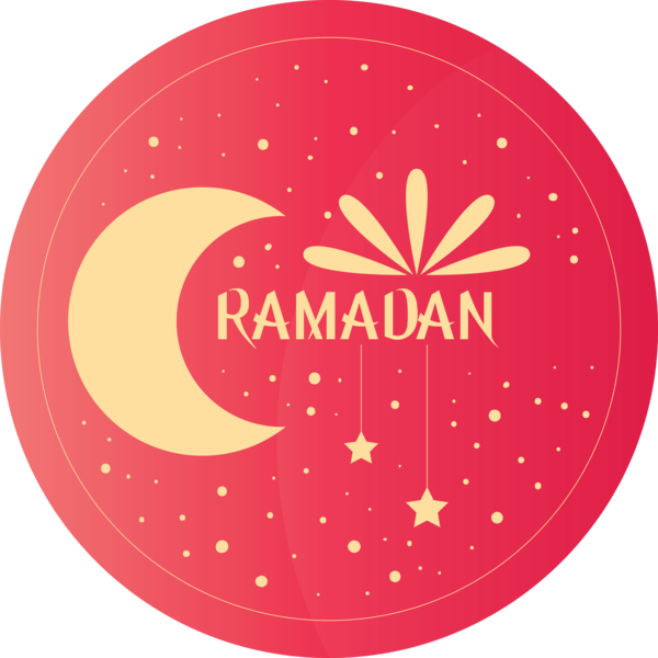 Transparent Ramadan Circle Logo Symbol for EID Ramadan for Ramadan