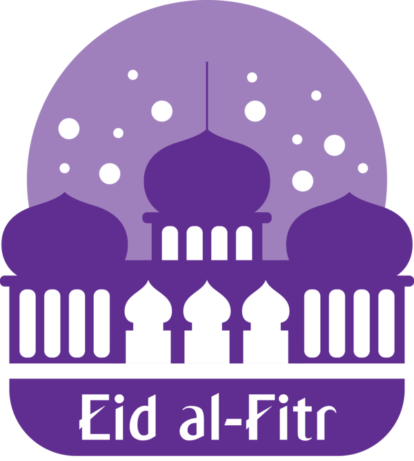 Transparent Eid al Fitr Violet Purple Logo for Id al fitr for Eid Al Fitr