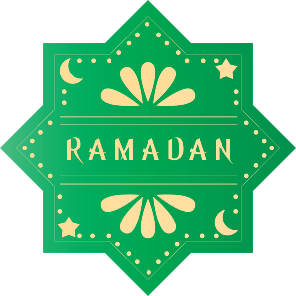 Transparent Ramadan Green Leaf for EID Ramadan for Ramadan