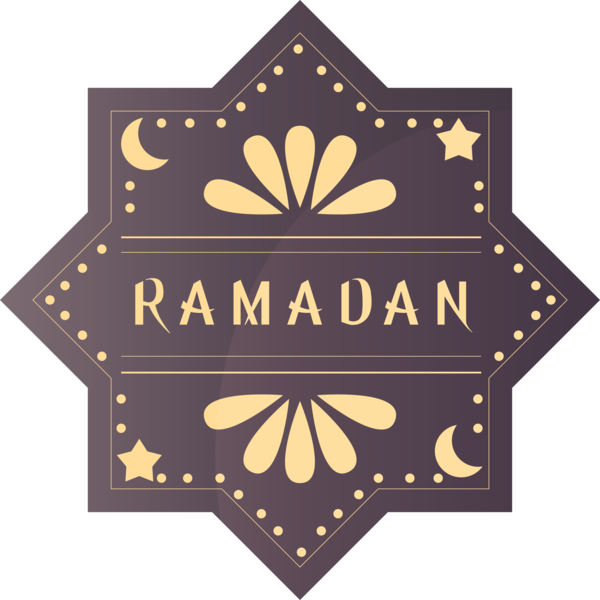 Transparent Ramadan Leaf Logo Pattern for EID Ramadan for Ramadan