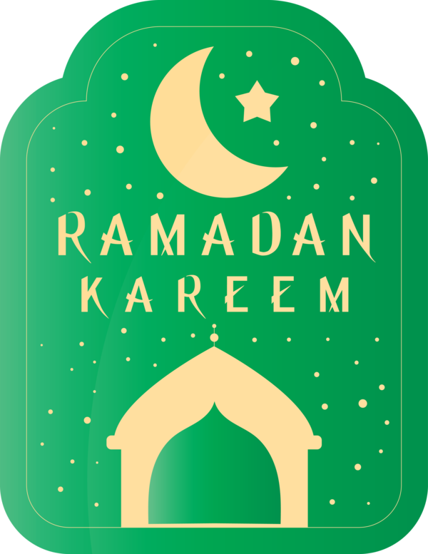 Transparent Ramadan Green Font for EID Ramadan for Ramadan