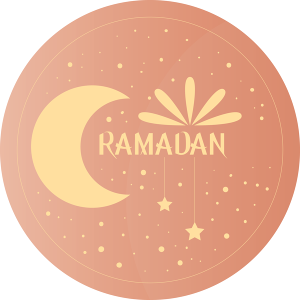 Transparent Ramadan Logo Leaf Circle for EID Ramadan for Ramadan