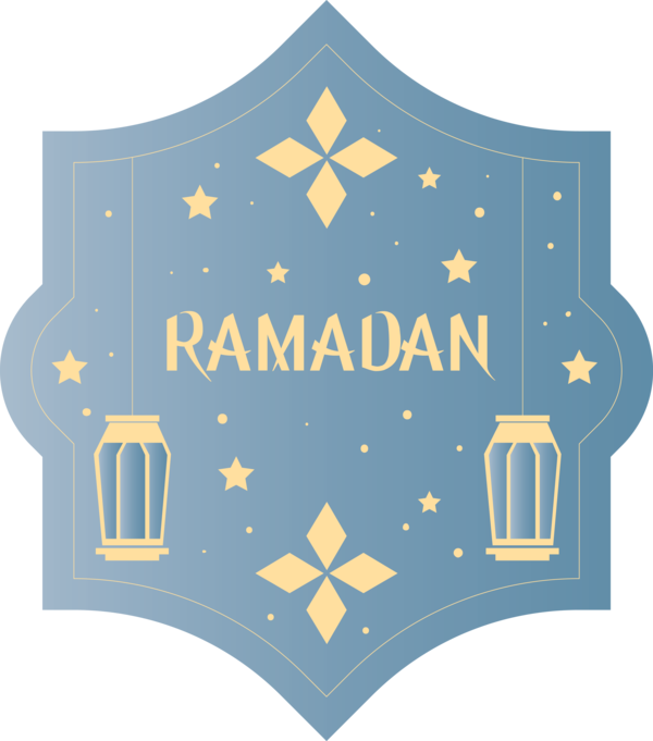 Transparent Ramadan Logo Label Symbol for EID Ramadan for Ramadan
