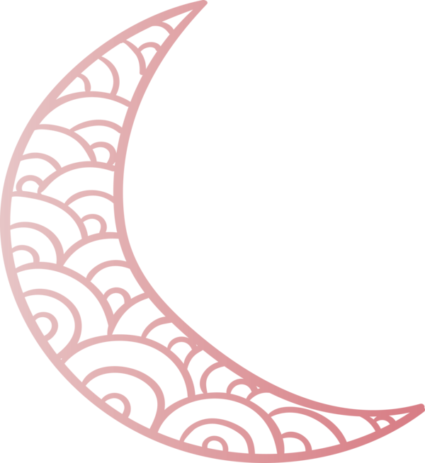 Transparent Ramadan Design Pattern Crescent for Ramadan Moon for Ramadan