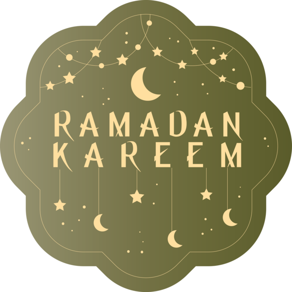 Transparent Ramadan Text Font Leaf for EID Ramadan for Ramadan
